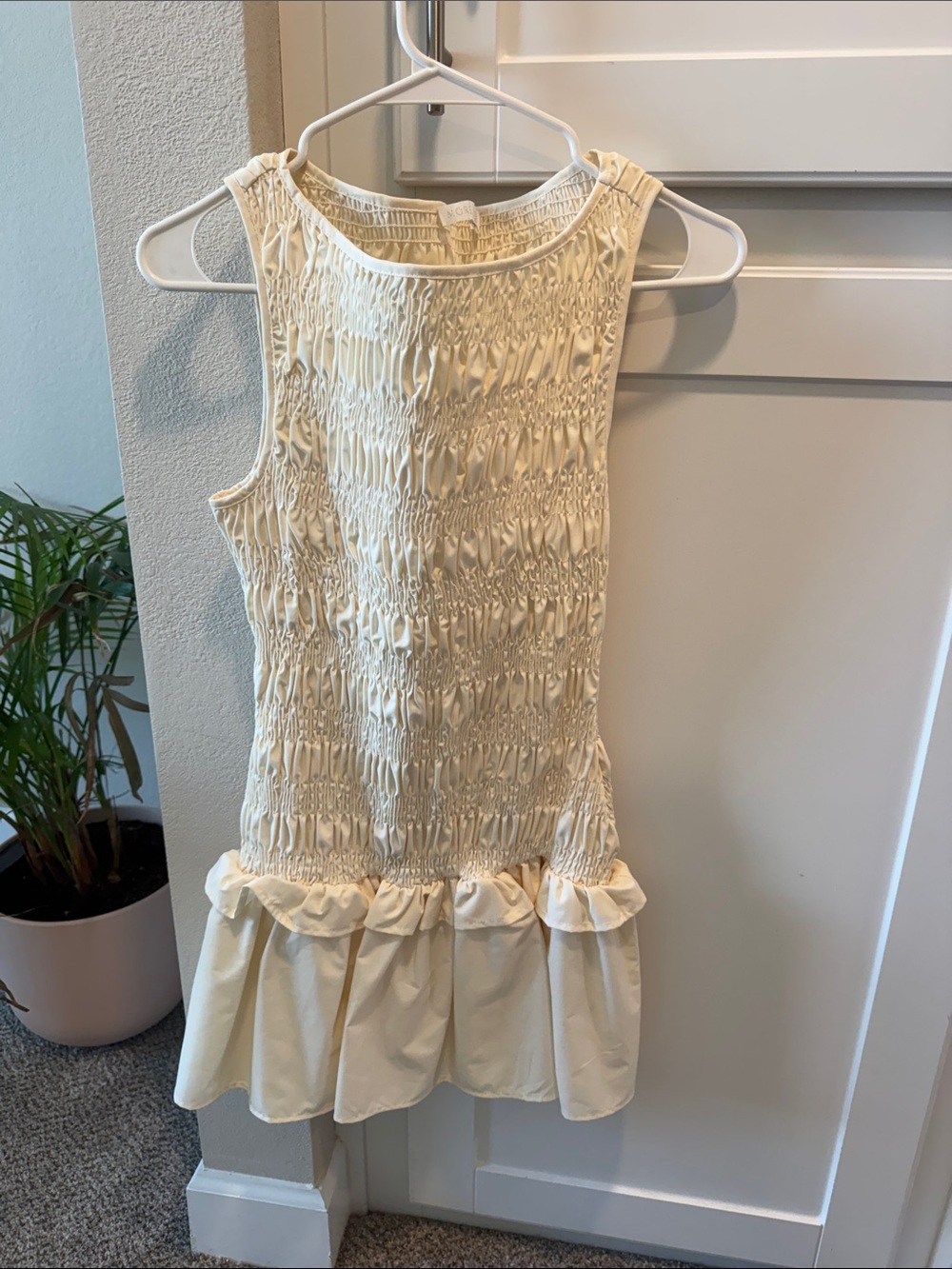 Mini Dress w/ Ruffle Hem - Picture 2 of 3